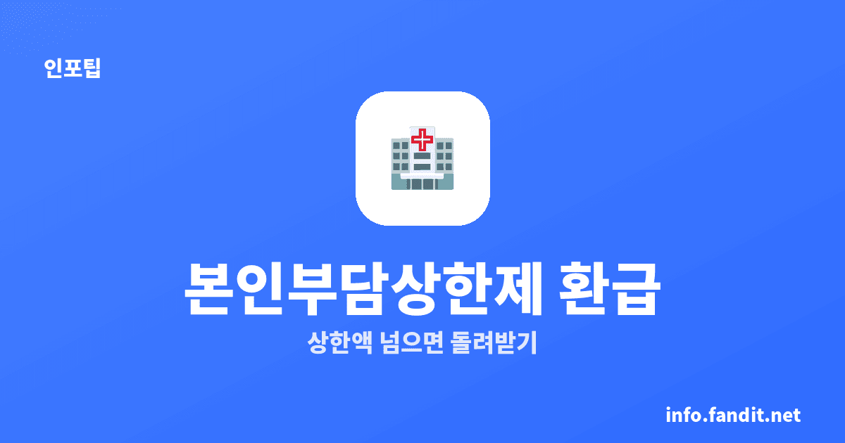 본인부담상한제 초과분 환급받기｜2025 상한액표·신청방법 총정리
