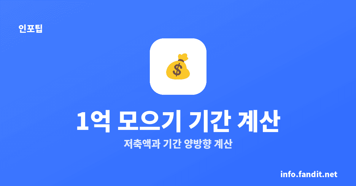 1억 모으기 현실적인 기간 계산, 월 200만원이면 4년 2개월