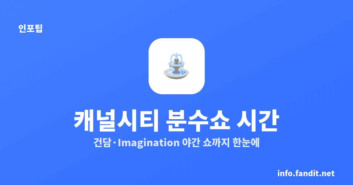 캐널시티 분수쇼 시간, 건담 19·21시·마지막 22시