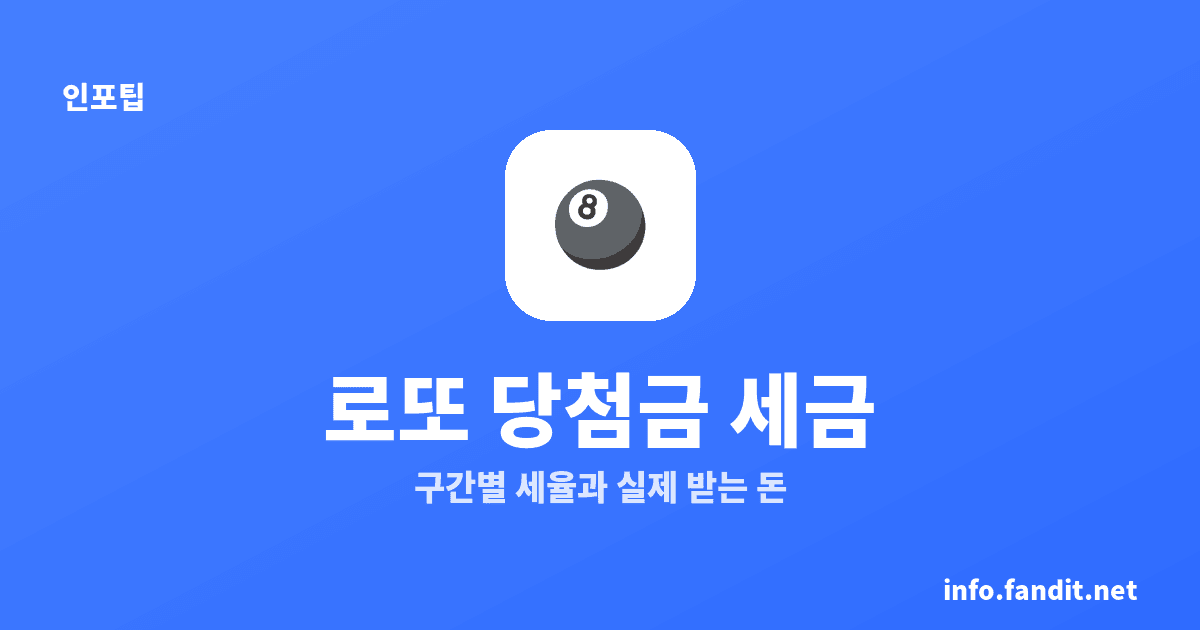 로또 당첨금 세금, 10억이면 실수령 7억300만원