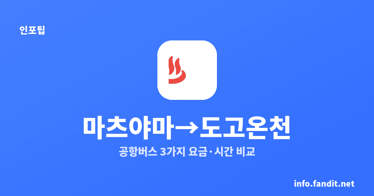시코쿠 마츠야마 도고온천 가는 법, 공항에서 43분