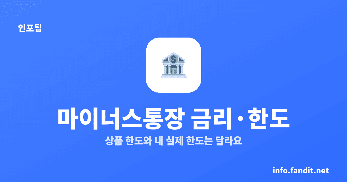 마이너스통장 금리 한도, 연소득 이내·DSR 40% 기준