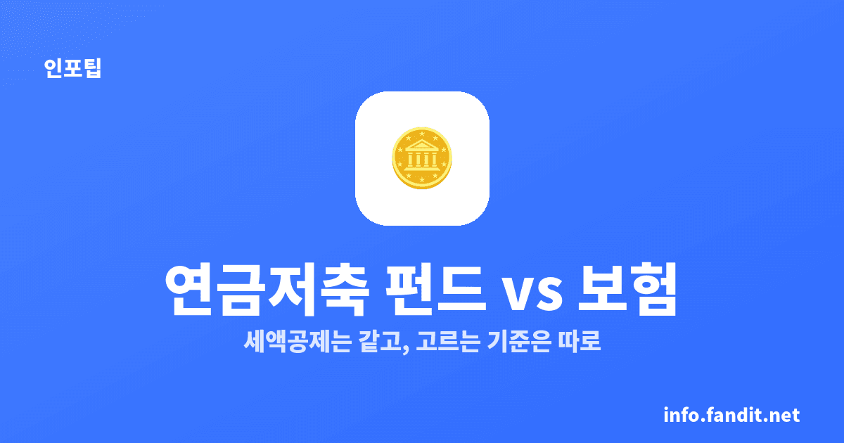 소득공제용 연금저축 상품 고르는 법, 펀드·보험 7문항