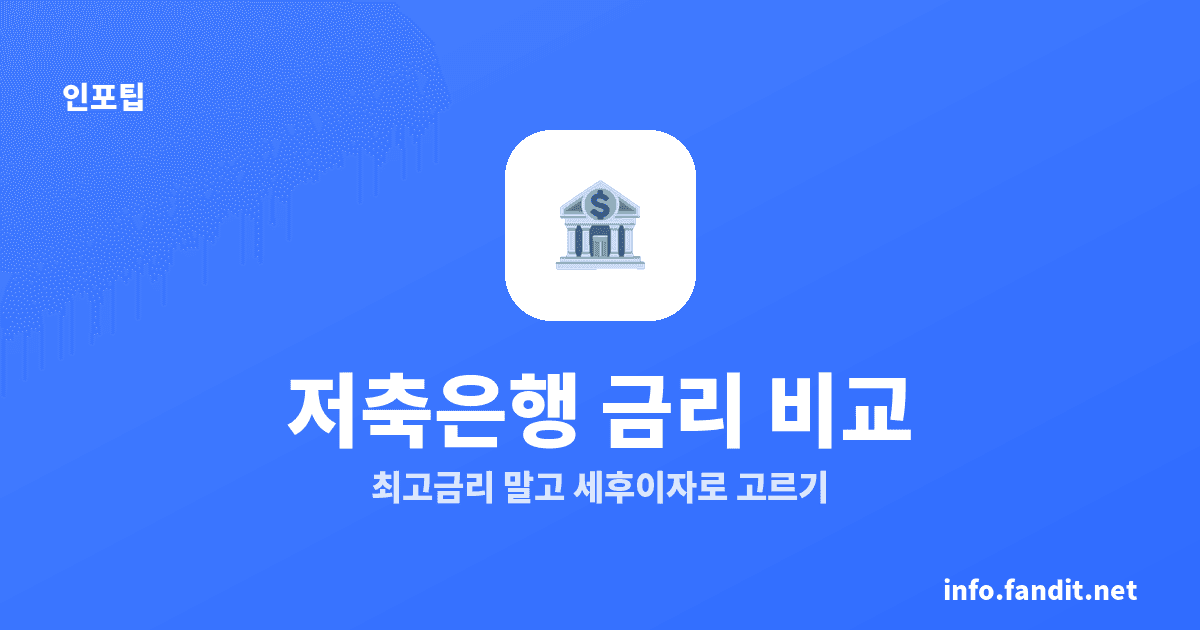 저축은행 파킹통장·정기예금 금리 비교, 5가지만 확인